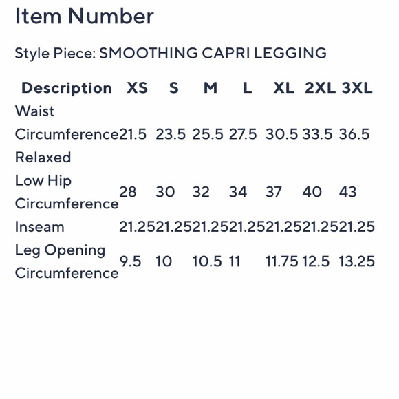 New Anti x Proof Smoothing Capri Legging size X-Large color gray - Picture 14 of 14